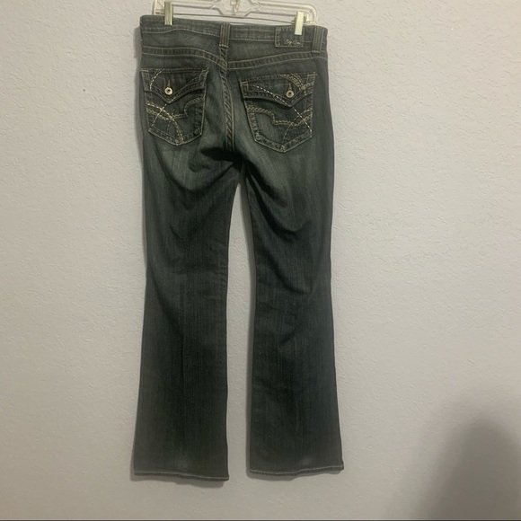 Big Star Maddie Mid-Rise Embroidered Stretch Jeans - Picture 8 of 8